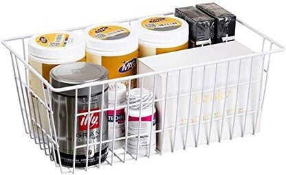 Slideep Freezer Baskets Farmhouse Organizer Storage Basket - Image 4