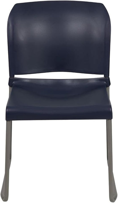 Flash Furniture HERCULES Series 880 lb. Capacity Navy Full Back Contoured Stack - Image 9