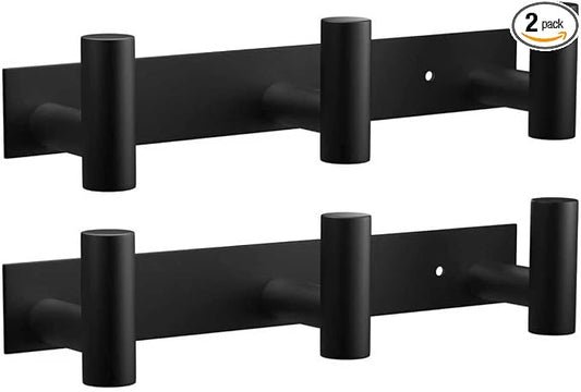 VAEHOLD Black Hat and Coat Wall Mount Rack by VAEHOLD