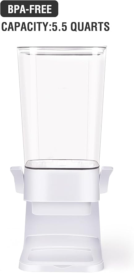 Cereal Dispenser Countertop, 5.5L Cereal Containers Storage Dispenser - Image 7