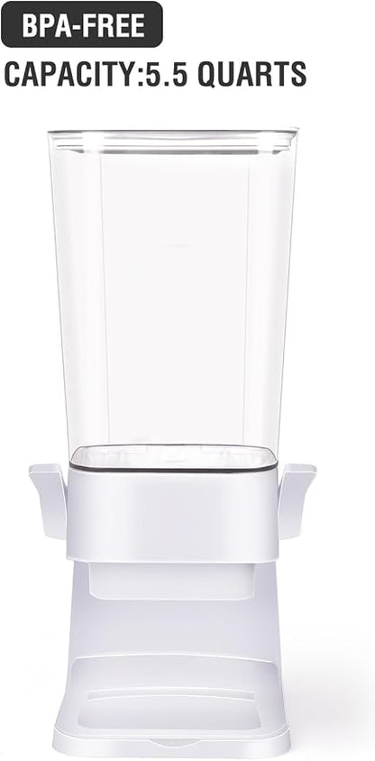 Cereal Dispenser Countertop 2pcs, 5.5L Cereal Containers Storage Dispenser - Image 6
