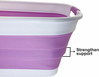 SAMMART 27L Collapsible Plastic Laundry Basket - Image 5