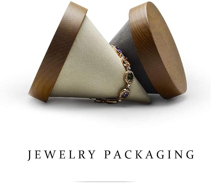 Solid Wood Single Bracelet Display Stand Jewelry Bracelet Display - Image 4