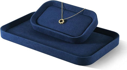 Jewelry Display, Microfiber Valet Tray, Luxury Jewelry Drawer Organizer - Image 6