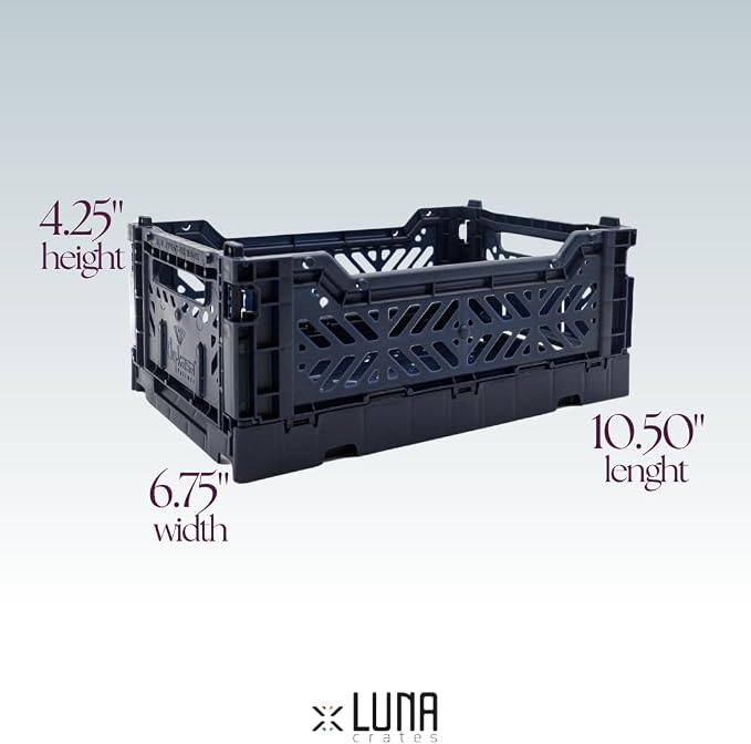 Collapsible Storage Box, Foldable Crate Organizer Bin - Image 3