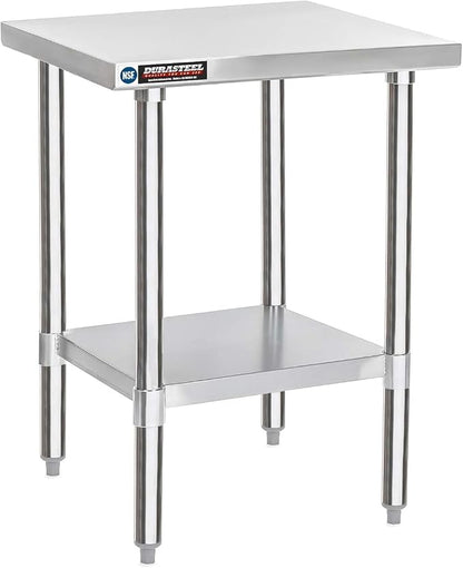 DuraSteel 30x18 Stainless Steel Work Table by DuraSteel