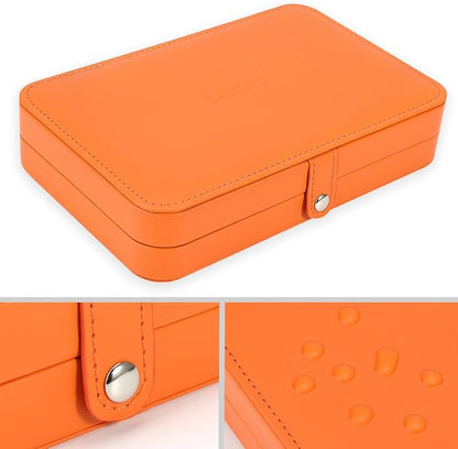 LANDICI Small Jewelry Box for Women Girls, PU Leather Travel Jewelry Case - Image 5