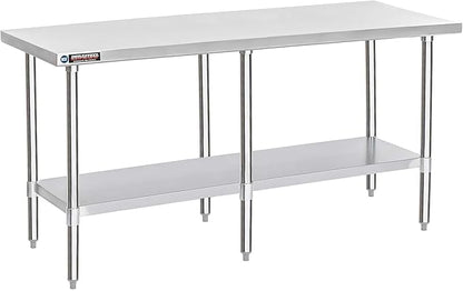 DuraSteel 24x84 Stainless Steel Work Table by DuraSteel