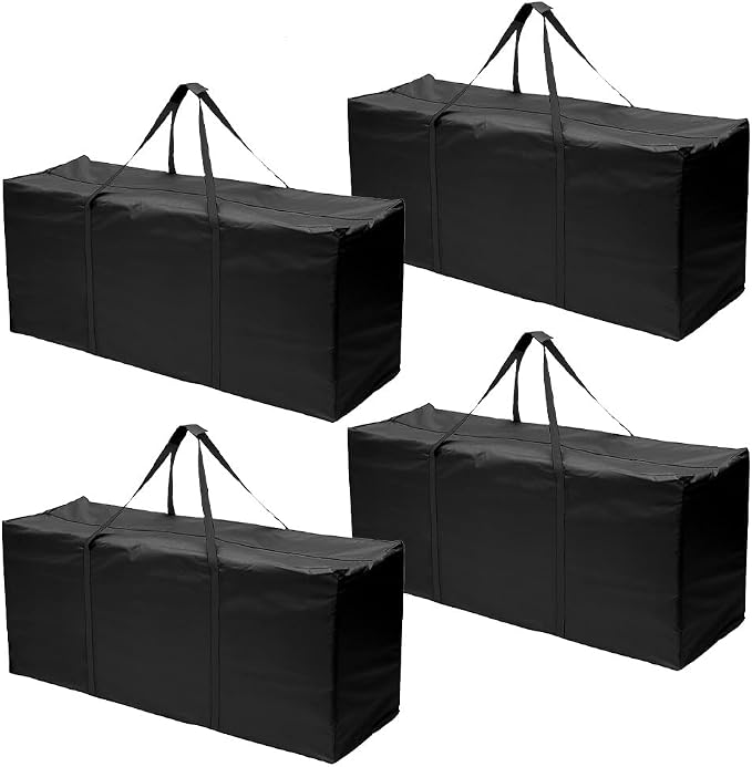 4 Pack Outdoor Cushion Storage Bag Large Storage Bags by Unknown