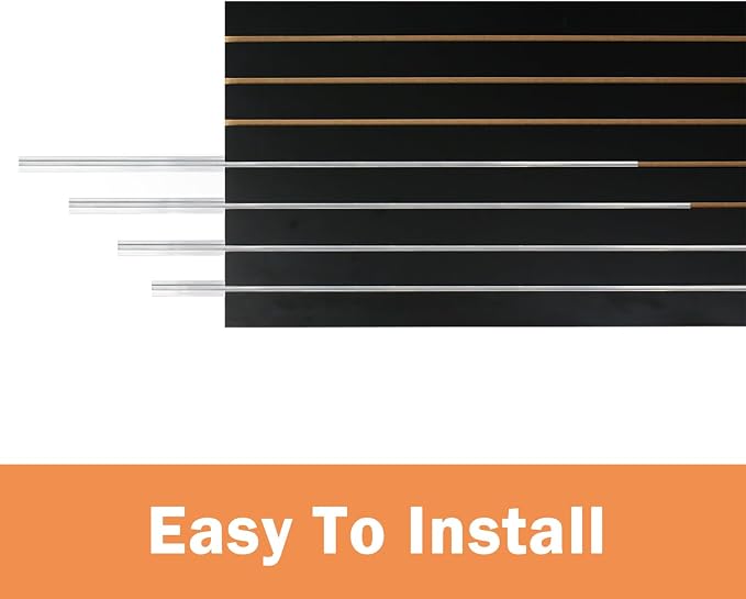48"-Slatwall Panels Aluminum Slatwall Inserts-15Pcs - Image 5