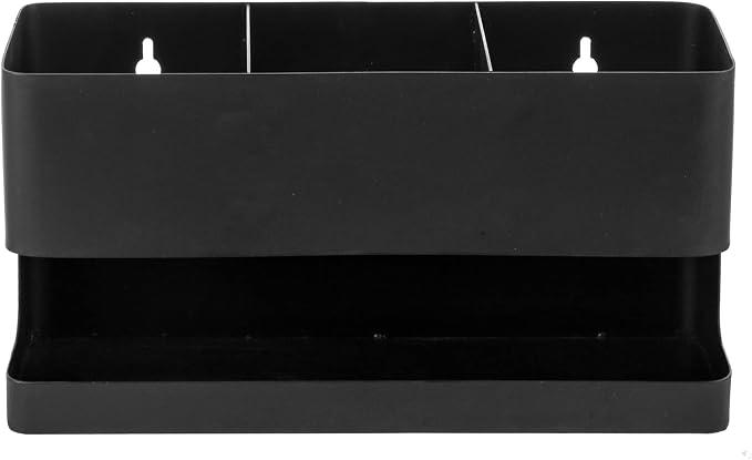 MyGift Hair Tool Organizer, 3-in-1 Metal Hair Dryer Holder, Wall Mounted Blow - Image 5