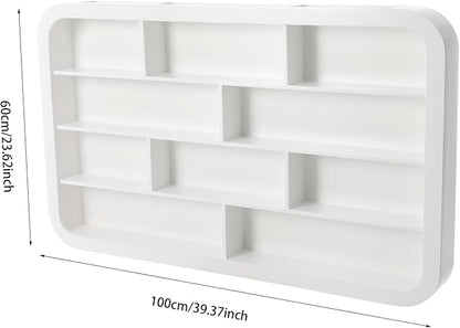 Wall Mounted Nail Polish Racks 4 Tier Hanging Nail Polish Storage Holder - Image 3