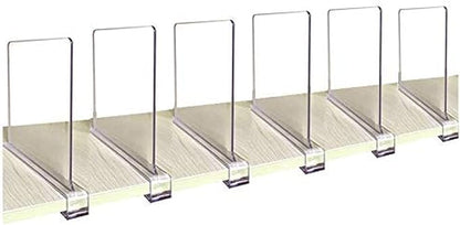 CY craft Acrylic Shelf Divider, Wood Shelf Dividers by CYcraft