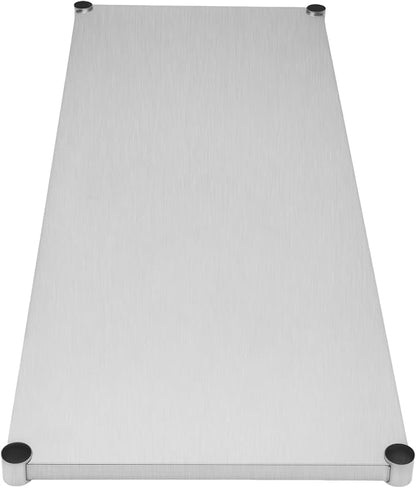 Stainless Steel Under Shelf for Workbench, 57.09x21.65 Inch Adjustable Utility - Image 4
