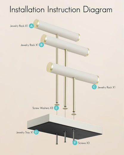 Vlando 3 Tier Bracelet Holder Organizer - Image 4