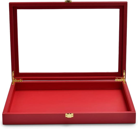 Oirlv Premium Red Leather Jewelry Tray by Oirlv
