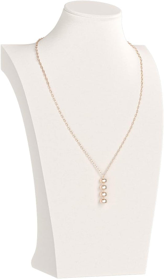 Necklace Bust Display Stand, Necklace Holder, Pendant Chain Necklace Organizer by KunGe
