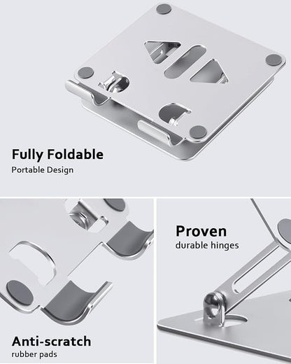 Tablet Stand Holder for Desk, Adjustable Desktop Tablet Holder, Foldable - Image 5