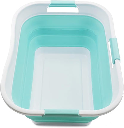 SAMMART 30L Collapsible Plastic Laundry Basket by SAMMART