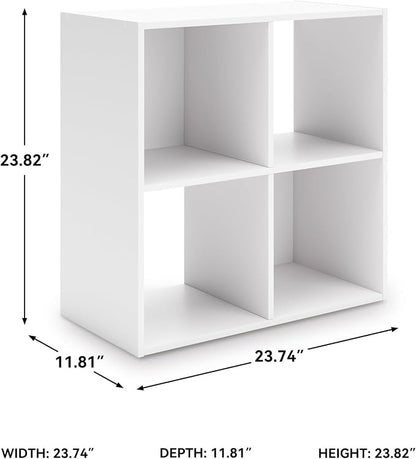 Signature Design by Ashley Onita Contemporary 4 Cube Organizer - Image 3