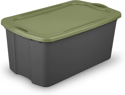 30 Gallon Plastic Storage Bin – Full-Grip Handles, Easy-Carry Stackable Heavy - Image 7
