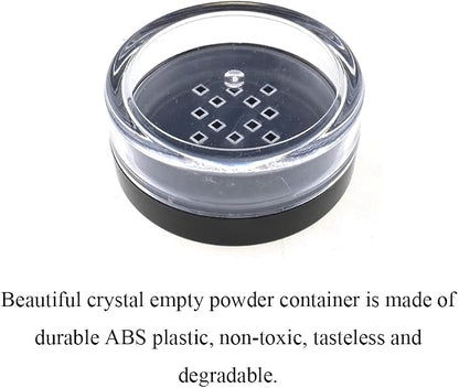 HAHIYO 4pcs 10ml/0.34oz Plastic Empty Travel Compact Case Makeup Cosmetic Jar - Image 3