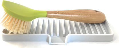 Happitasa Silicone Soap Dish Tray and Sponge Holder - Image 2