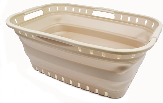 SAMMART 44L Collapsible Plastic Laundry Basket - Image 2