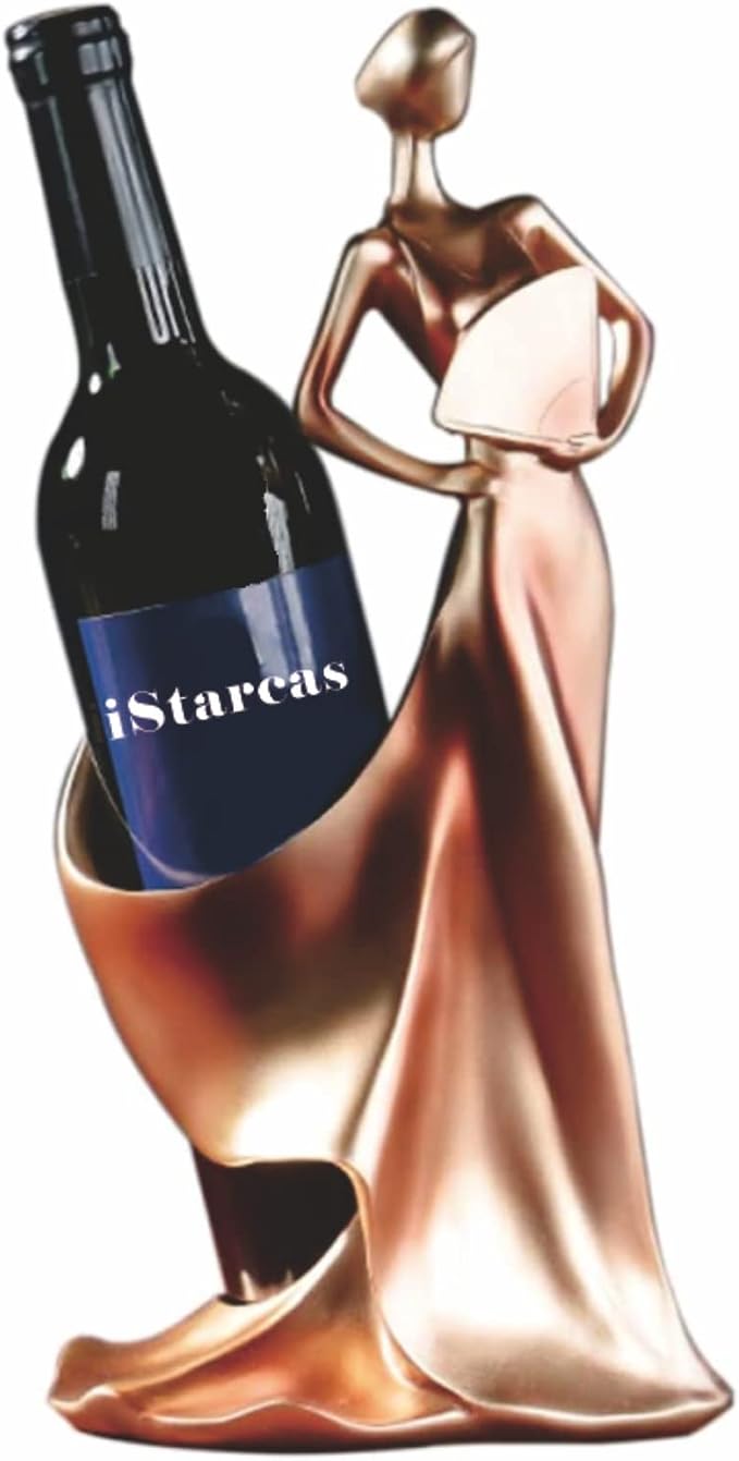 Wine Rack - Lady Wine Bottle Holder, Countertop Decorative Woman Wines Holder by iStarcas