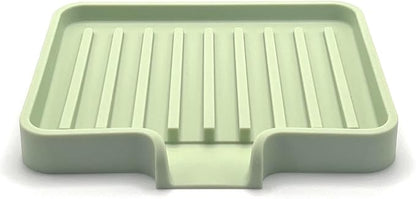 Happitasa Silicone Soap Dish Tray and Sponge Holder by Happitasa