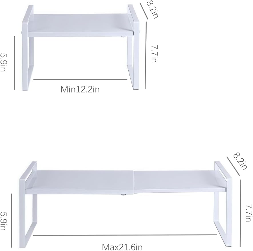 Expandable Cabinet Shelf Organizer Riser - Image 2