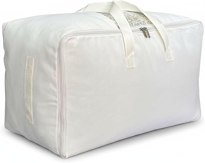 Soft Large Canvas Comforter Storage Bags by DoYiKe
