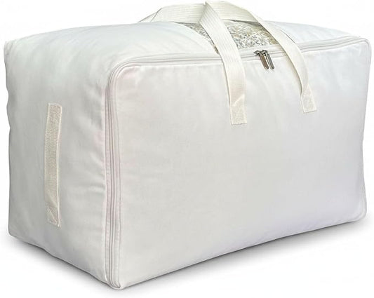 Soft Large Canvas Comforter Storage Bags by DoYiKe
