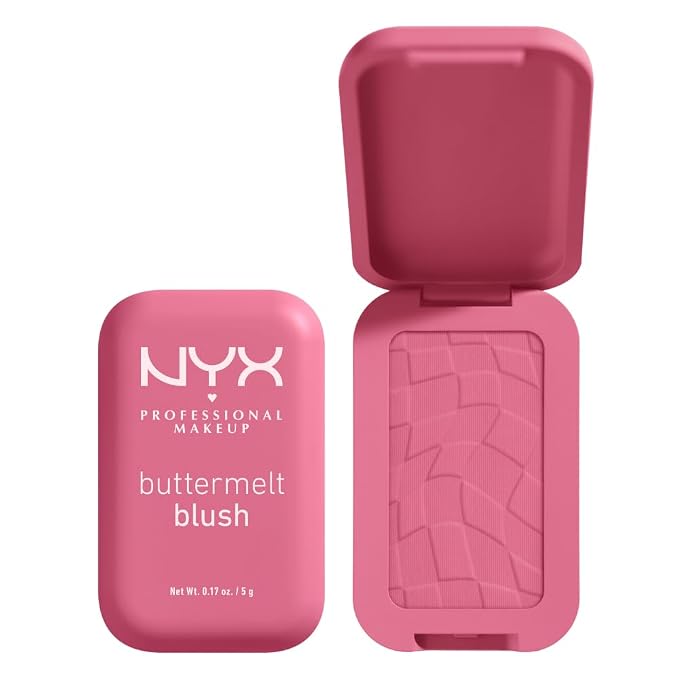 NYX PROFESSIONAL MAKEUP Buttermelt Powder Blush, Fade and Transfer-Resistant by NYXProfessionalMakeup