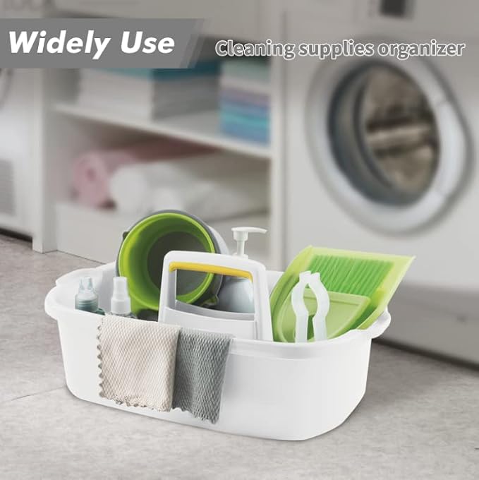 Shower Caddy Plastic Portable Basket Storage Organizer - Image 5