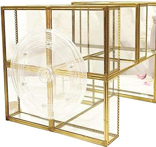 4-Tier Golden 360 Degree Rotation Cosmetic Organizer -Premium Spinning Perfume - Image 4