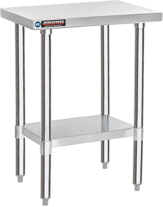 DuraSteel 24x18 Stainless Steel Work Table by DuraSteel
