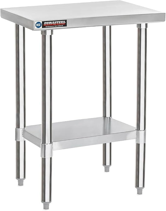 DuraSteel 24x18 Stainless Steel Work Table by DuraSteel