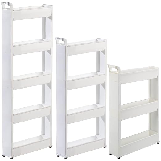 Miles Kimball Slim Storage Cart - Image 4