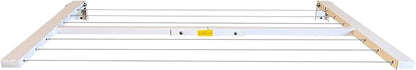 2 in 1 Balcony and Wall Mounted Drying Rack – Aluminum Clothesline - Image 4
