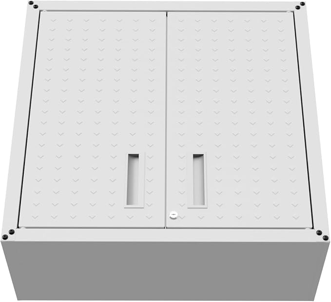 Manhattan Comfort Fortress 30" Floating Textured Metal Garage Cabinet - Image 8