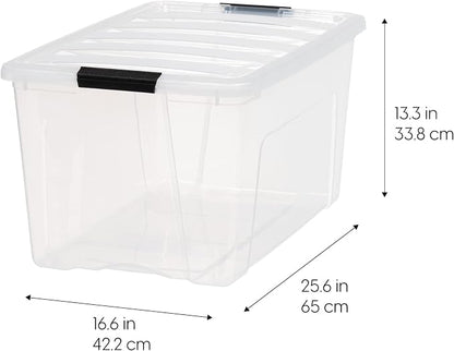IRIS USA 72 QT Plastic Storage Box - Image 2