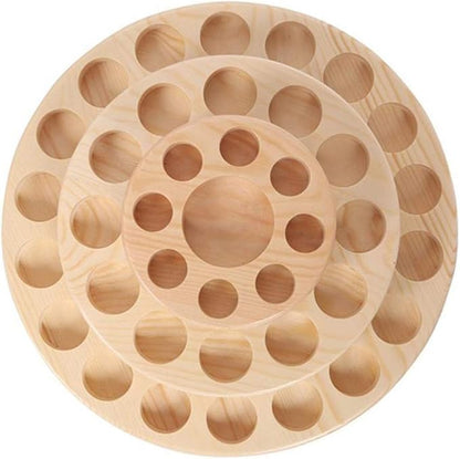 Hapivida Wooden Essential Oil Display Stand, 3-Tier 39 Slots Essential Oil - Image 9