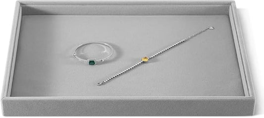 Velvet Stackable Jewelry Display Flat Tray by Dansmiy
