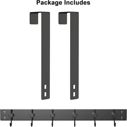 VAEHOLD Over The Door Hooks for Hanging Clothes, Heavy-Duty Door Hooks - Image 7
