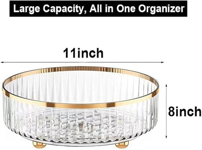 Rotating Skincare Makeup Organizer, Turntable Vanity Organizers and Storage - Image 3