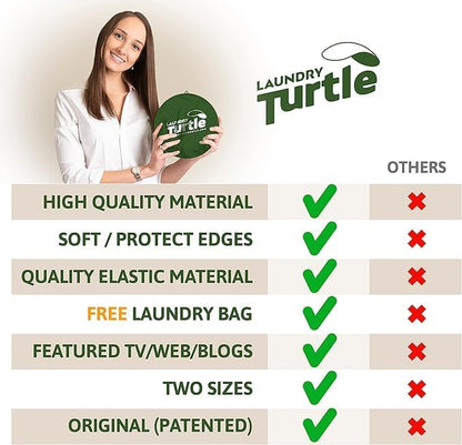 Laundry Turtle Collapsible Laundry Basket | Foldable Laundry Hamper & - Image 5