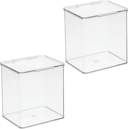 mDesign Kids Plastic Stackable Toy Storage Organizer Box Container - Image 9