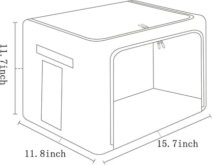 FHSQX 2 Pack Clear Window Storage Bins - Image 5