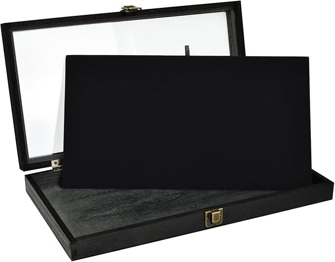 MOOCA Wooden Jewelry Display Case, Pocket Knife Display Case - Image 3